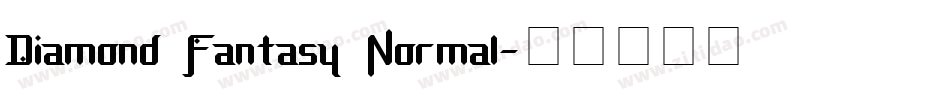 Diamond Fantasy Normal字体转换